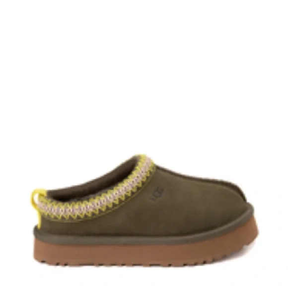 UGG Tazz Platform Clog - Little Kid / Big Kid - Olive - Picture 4 of 4